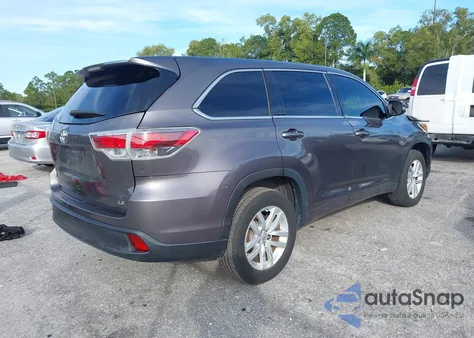 2014 Toyota Highlander Le V6 z USA, uszkodzony, nr VIN 5TDZKRFH4ES028469